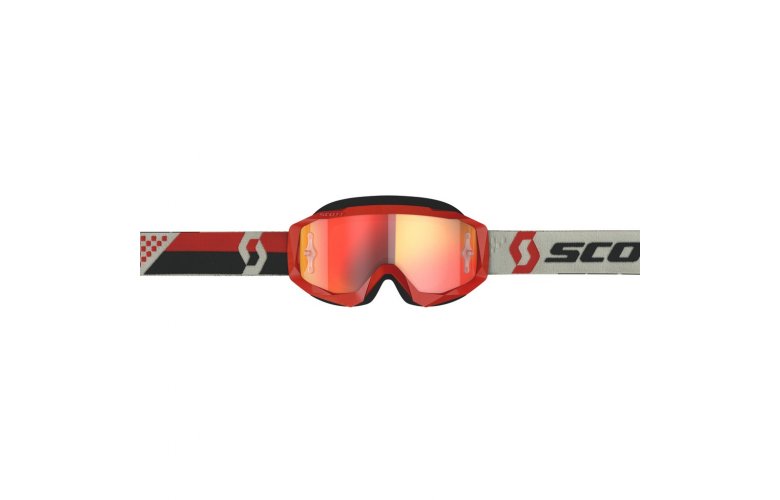 ΜΑΣΚΑ SCOTT HUSTLE X MX RED/GREY/ORANGE CHROME WORKS