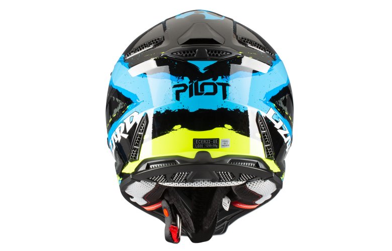 Κράνος Pilot Dirty μαύρο/μπλε gloss