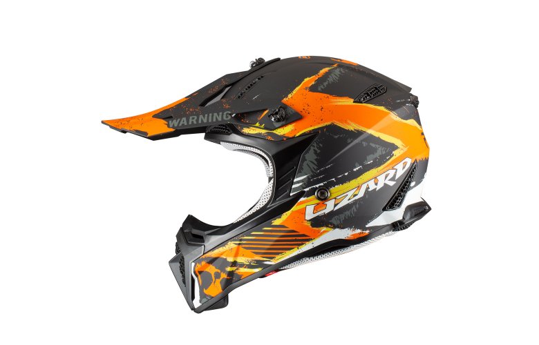 Κράνος Pilot Dirty μαύρο/πορτοκαλί ματ