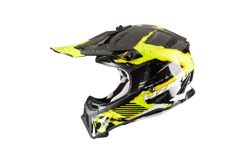 Κράνος Pilot Dirty μαύρο/κίτρινο gloss