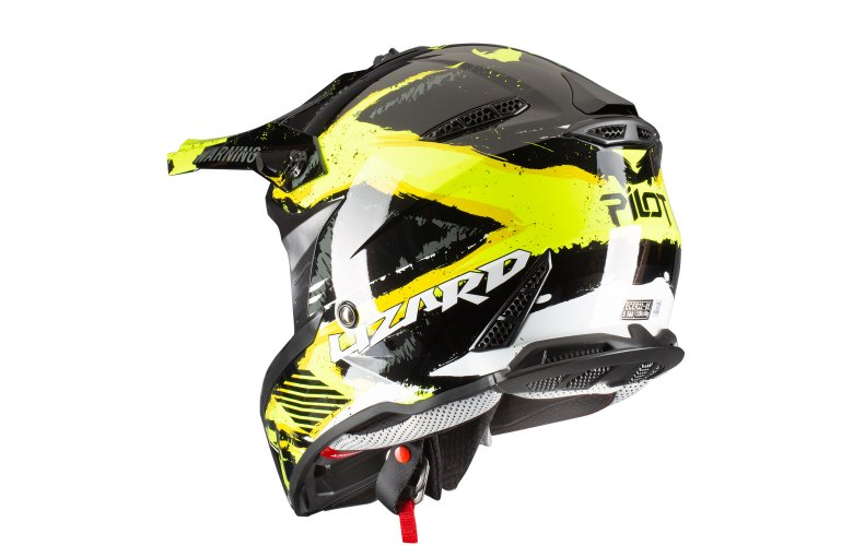 Κράνος Pilot Dirty μαύρο/κίτρινο gloss