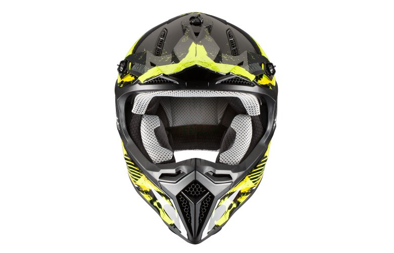 Κράνος Pilot Dirty μαύρο/κίτρινο gloss