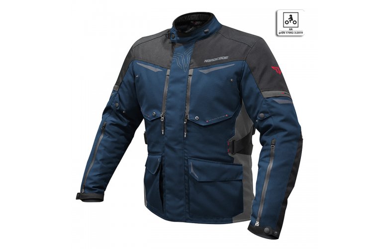 Nordcode Μπουφάν Μηχανής Senegal EN 17092 Μπλε/Μαύρο