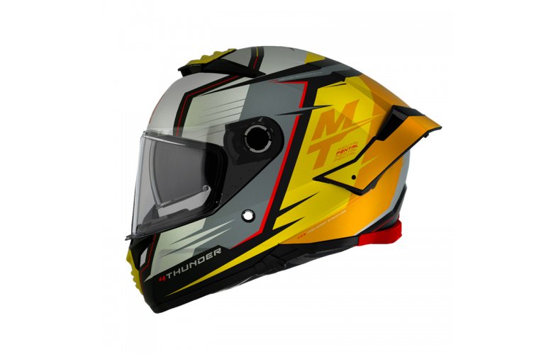 Κράνος MT Thunder 4 SV Pental B3 κίτρινο matt pearl