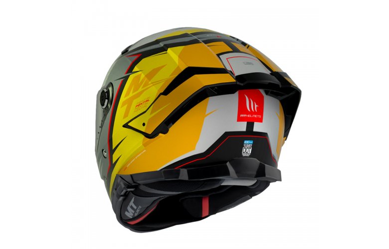 Κράνος MT Thunder 4 SV Pental B3 κίτρινο matt pearl