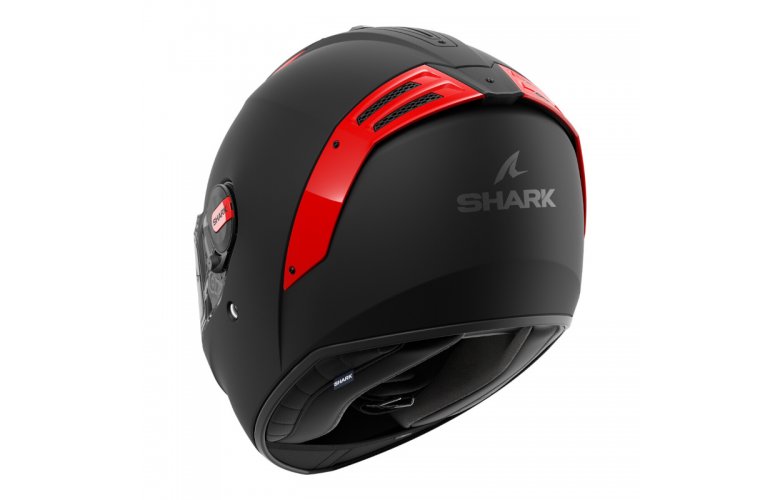 Κράνος Shark Spartan RS Blank Μαύρο/Κόκκινο