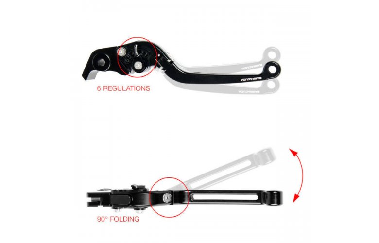 Ρυθμιζόμενες Μανέτες You Design A-Lux Barracuda HI7127 Μαύρες