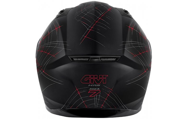 ΚΡΑΝΟΣ GIVI H50.7 PHOBIA MATT BLACK / RED