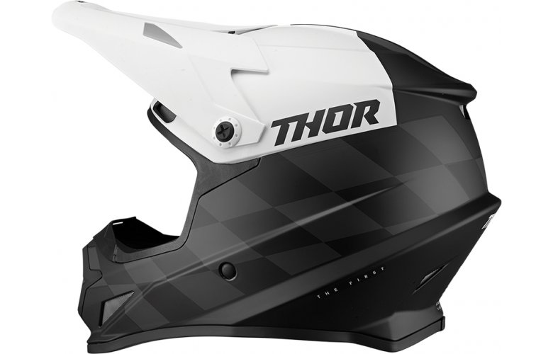 ΚΡΑΝΟΣ MX THOR SECTOR BIRDROCK BLACK/WHITE HELMET