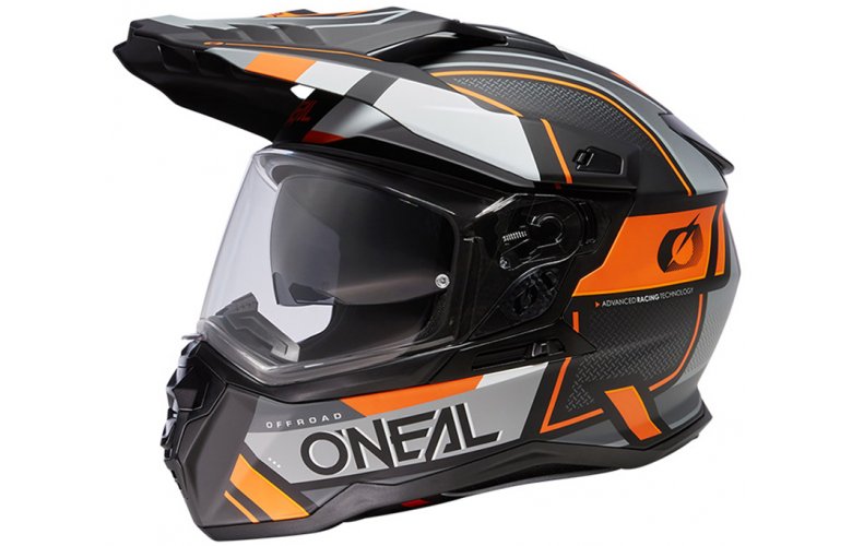 ΚΡΑΝΟΣ ONEAL DSRS SQUARE V.23 ECE 22.06 BLACK / GREY / ORANGE