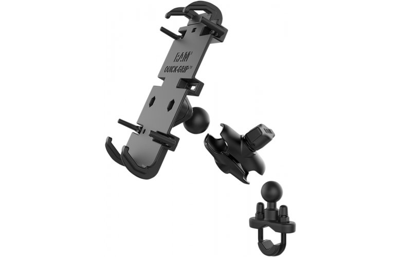 ΒΑΣΗ ΣΤΗΡΙΞΗΣ ΚΙΝΗΤΟΥ RAM MOUNT QUICK GRIP WITH U-BOLT BASE BLACK