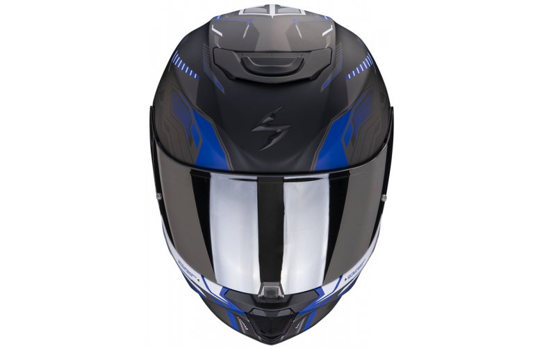 ΚΡΑΝΟΣ SCORPION EXO-391 HAUT MAT BLACK SILVER BLUE