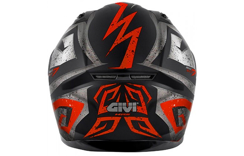 ΚΡΑΝΟΣ GIVI H50.7 REBEL MATT BLACK / RED