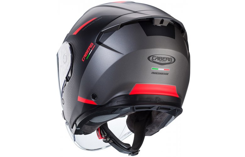 ΚΡΑΝΟΣ CABERG FLYON-II BOSS GREY MATT / RED / BLACK