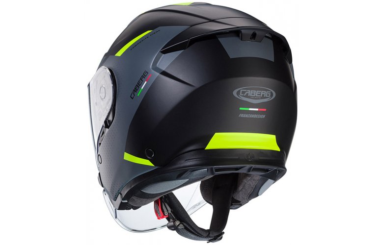 ΚΡΑΝΟΣ CABERG FLYON-II BOSS BLACK MATT / GREY / YELLOW FLUO