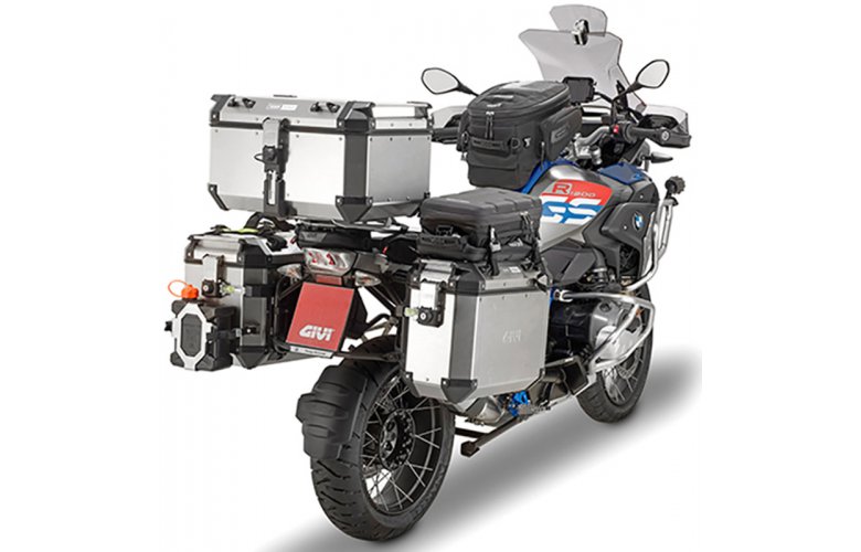 ΒΑΛΙΤΣΑ ΠΛΑΙΝΗ ΔΕΞΙΑ GIVI 37LT OBKN37AR ΑΛΟΥΜΙΝΙΟ TREKKER MONOKEY ΧΩΡΙΣ ΠΙΑΣΤΡΑ