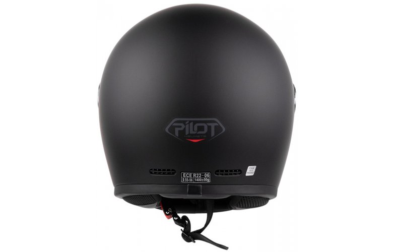 ΚΡΑΝΟΣ PILOT RETRO FIBERGLASS ECE 22.06 MATT BLACK + EXTRA ΣΚΟΥΡΟ ΦΥΜΕ ΖΕΛΑΤΙΝΑ