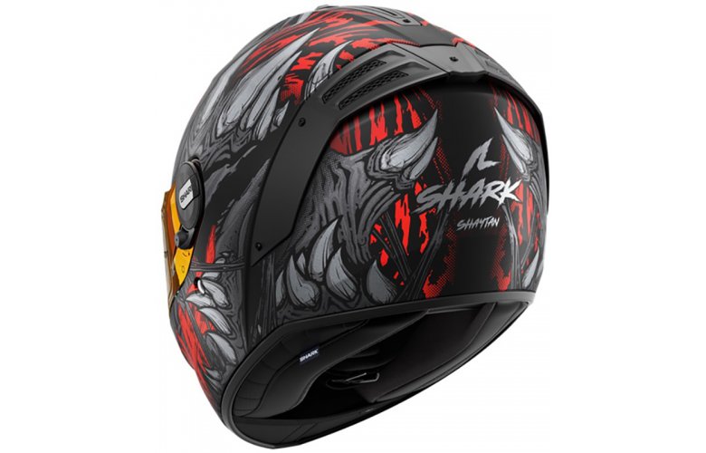 ΚΡΑΝΟΣ SHARK SPARTAN RS SHAYTAN MAT BLACK / RED