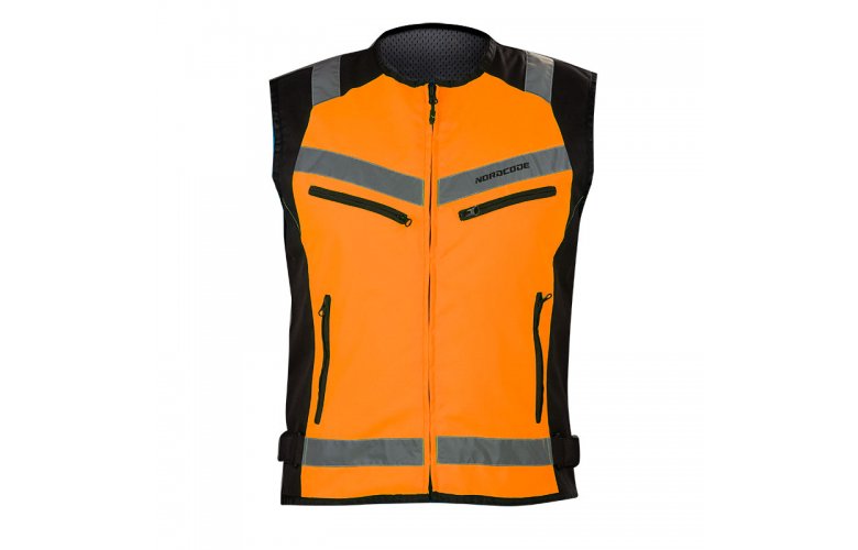 Γιλέκο Nordcode Hi-Vision μαύρο-πορτοκαλί
