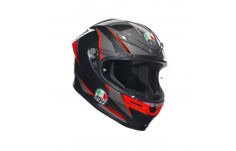 Κράνος AGV K6S E2206 Slashcut  Black/Grey/Red