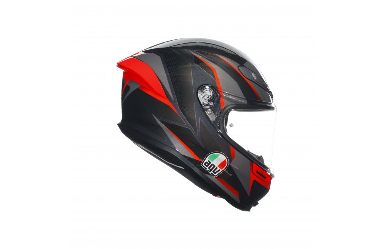 Κράνος AGV K6S E2206 Slashcut  Black/Grey/Red