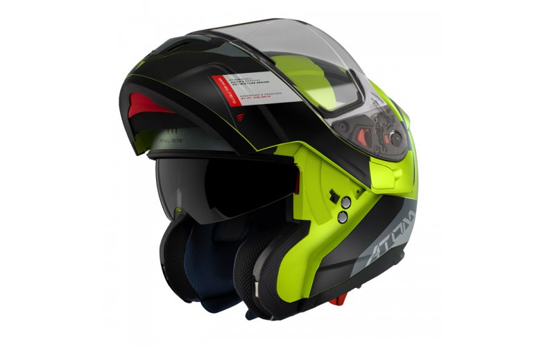 Κράνος MT Atom SV Gorex C3 Fluo κίτρινο matt