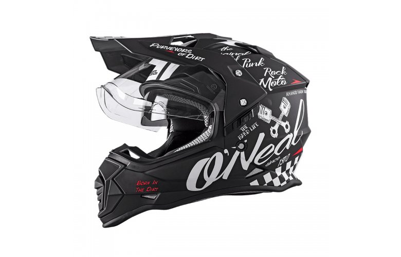 Κράνος ONeal Sierra Torment V.23 μαύρο/άσπρο ECE 22.06
