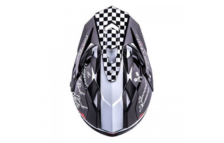 Κράνος ONeal Sierra Torment V.23 μαύρο/άσπρο ECE 22.06