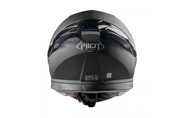 Κράνος Pilot Snake SV μαύρο ματ + Extra Smoke Visor