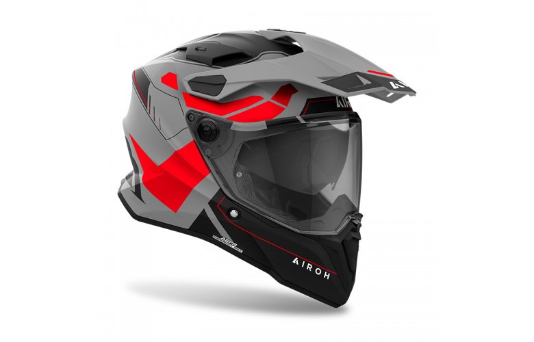 Κράνος Airoh Commander 2 ECE22.06 Reveal κόκκινο/fluo ματ