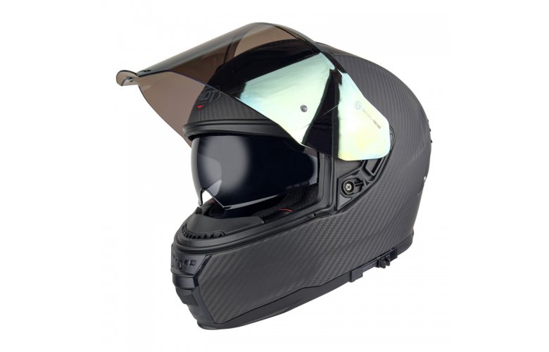 Κράνος Pilot Stealth 100% Carbon + extra χρυσό ιρίδιο ζελατίνα