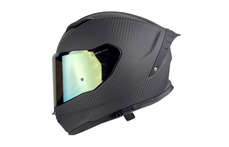 Κράνος Pilot Stealth 100% Carbon + extra χρυσό ιρίδιο ζελατίνα