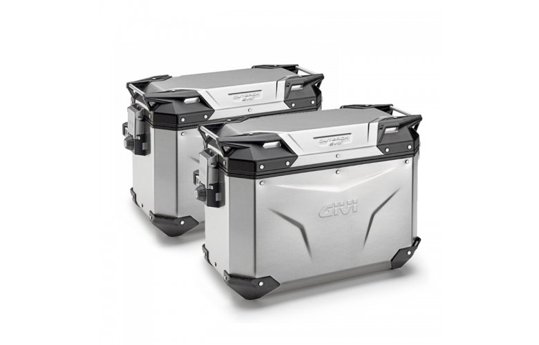 Βαλίτσες πλαϊνές Ζεύγος 37 λίτρα OBKE37APACK2 trekker monokey αλουμίνιο GIVI