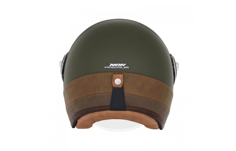 Κράνος Nox Heritage χακί/leather καφέ ECE 22.06