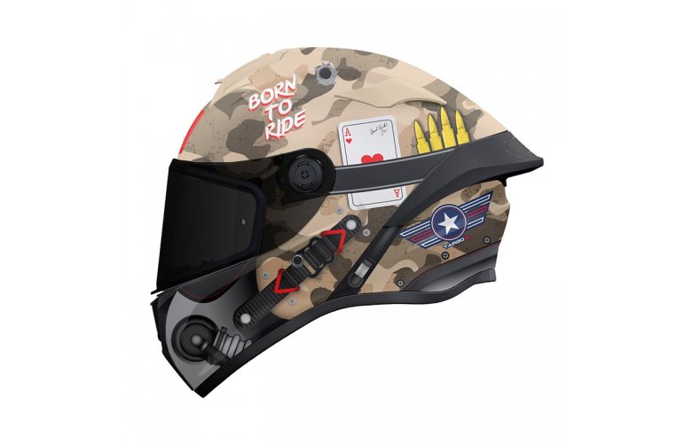 Κράνος MT Targo S ECE22.06 Patton A2 matt