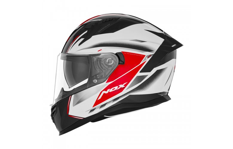Κράνος Nox N401 ΧΕΝΟ ECE 22.06 άσπρο/κόκκινο