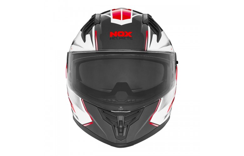 Κράνος Nox N401 ΧΕΝΟ ECE 22.06 άσπρο/κόκκινο