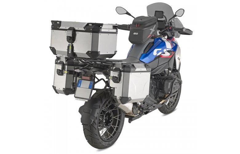 Βαλίτσα κεντρική ασημί GIVI 58 lt OBKEV58A EVO monokey χωρίς πιάστρα και κλειδί