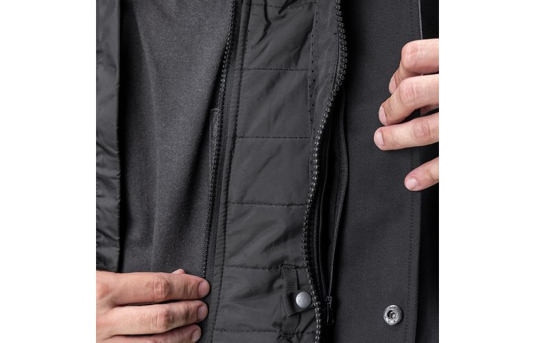 Μπουφάν Μηχανής Χειμερινό Nordcode Delta Laminate μαύρο