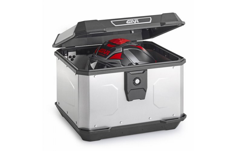Βαλίτσα GIVI 44 λίτρα ALP44A αλουμίνιο monolock με πιάστρα + κιτ τοποθέτησης