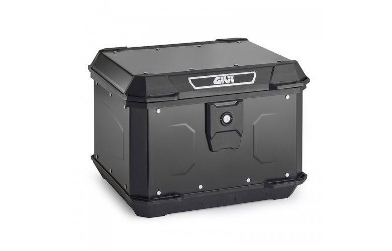 Βαλίτσα GIVI 44 λίτρα ALP44B αλουμίνιο μαύρη monolock με πιάστρα + κιτ τοποθέτησης