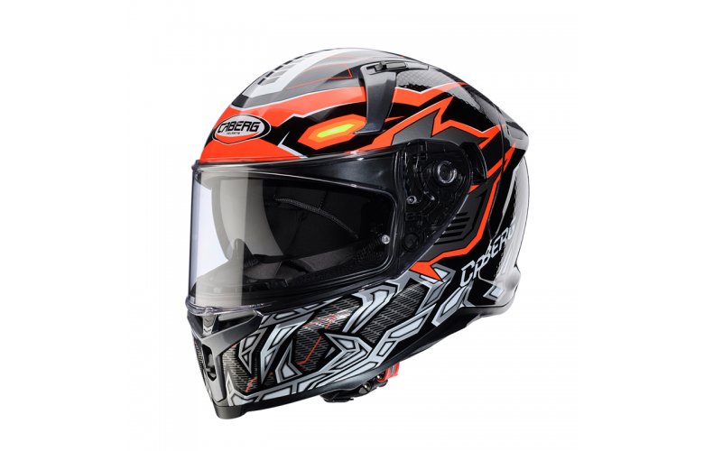 Κράνος Caberg Avalon-X Gurkha μαύρο/γκρι/πορτοκαλί fluo