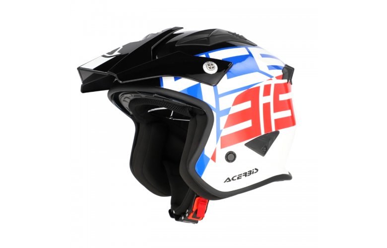 Κράνος Acerbis Jet Aria ECE 22.06 26602.034 άσπρο/μπλε/κόκκινο