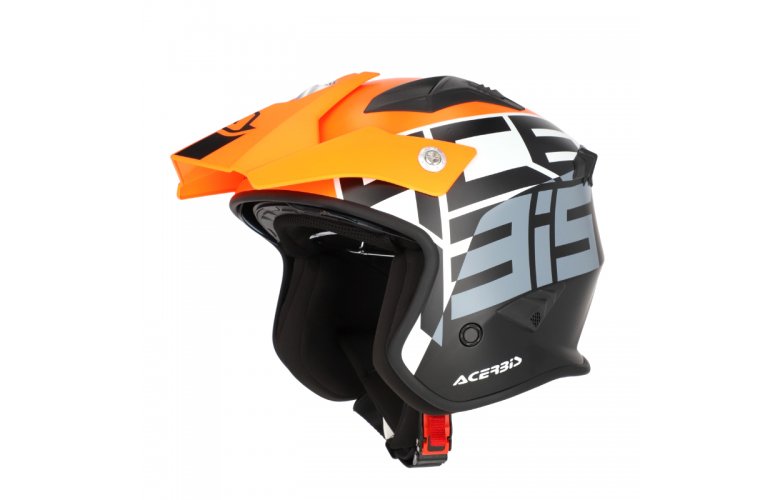 Κράνος Acerbis Jet Aria ECE 22.06 26602.442 πορτοκαλί fluo/μαύρο