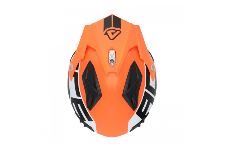 Κράνος Acerbis Jet Aria ECE 22.06 26602.442 πορτοκαλί fluo/μαύρο