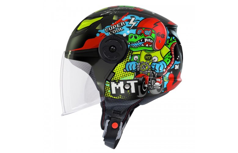 Κράνος MT Lite Dino Junior ECE 22.06 Α1 μαύρο matt