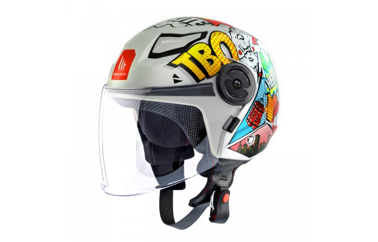 Κράνος MT Lite TBO Junior ECE 22.06 A0 άσπρο gloss