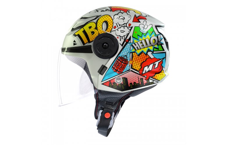 Κράνος MT Lite TBO Junior ECE 22.06 A0 άσπρο gloss