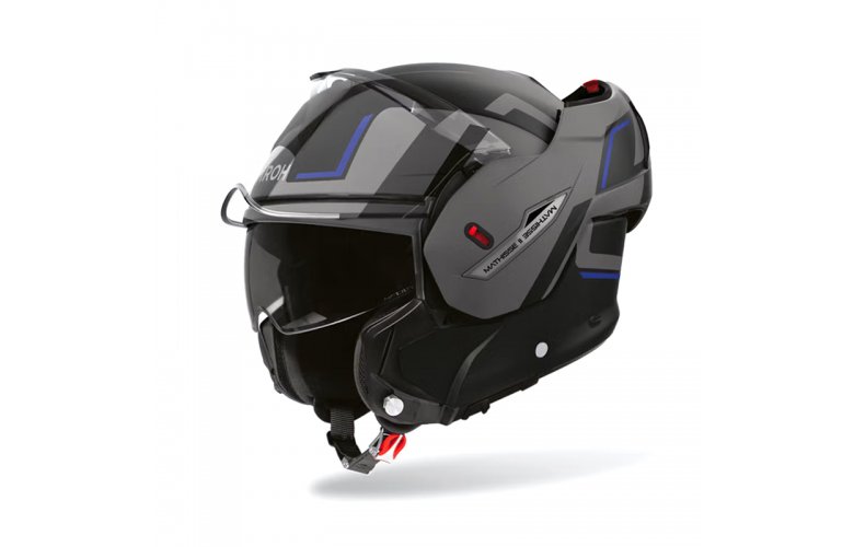 Κράνος Airoh Mathisse II Genius μπλε ματ