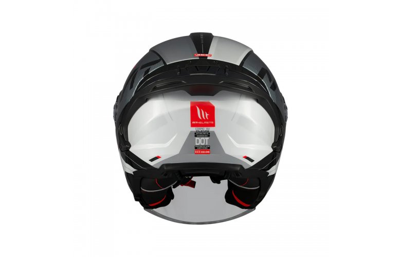 Κράνος MT Cosmo SV S ECE22.06 Silence μαύρο/γκρι gloss B2